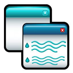 256 x 256 teal view png icon image