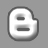  48 x 48 px gray blogger png icon image picture pic