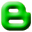  32 x 32 px green jpg blogger icon image picture pic