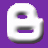  48 x 48 px purple blogger jpg icon image picture pic