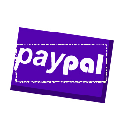 256 x 256 px purple paypal gif icon image picture pic