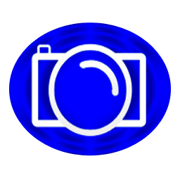 256 x 256 px blue photobucket png icon image picture pic