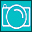  32 x 32 px teal photobucket png icon image picture pic