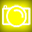 32 x 32 px yellow photobucket png icon image picture pic