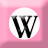  48 x 48 px pink wikipedia png icon image picture pic