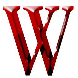 256 x 256 px red wikipedia jpg icon image picture pic