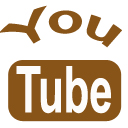 128 x 128 px brown youtube png icon image picture pic