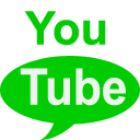 128 x 128 px green youtube jpg icon image picture pic