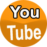 96 x 96 px orange youtube png icon image picture pic