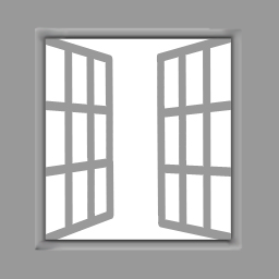 256 x 256 gray png window icon image