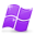  32 x 32 purple windows png icon image
