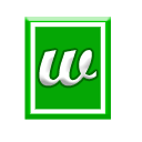 128 x 128 green word png icon image