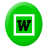  48  x 48 green word png icon image
